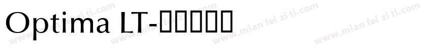 Optima LT字体转换